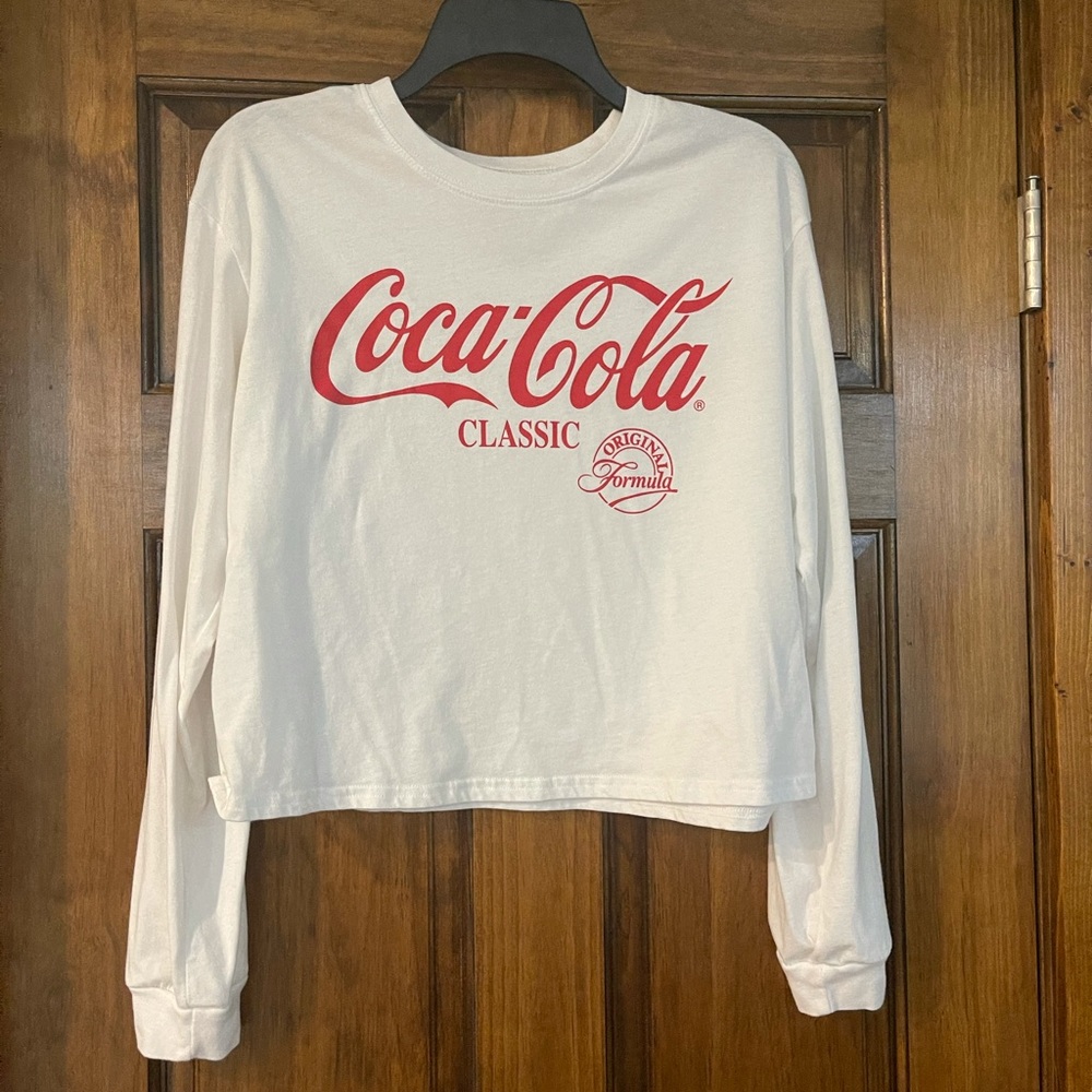 long Sleeve Classic Coca Cola Corp top size Large